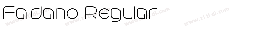 Faldano Regular字体转换
